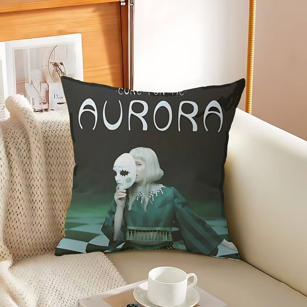 Hot Singer A-Aurora A-Aksnes Pillow Cover Sofa Cushion Cover Home Room Decoration Children Gift