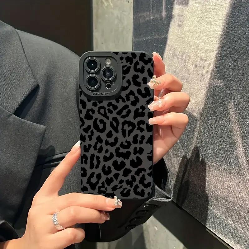 Leopard Print Pattern Phone Case For 15 Cases iPhone 14 13 12 11 16 Pro Max XS X XR 7 8 Plus SE 2 Shockproof Bumper Cover
