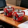 Кружка из смолы с двигателем V8 и внутренней вставкой, высококачественная механическая декоративная ручная работа