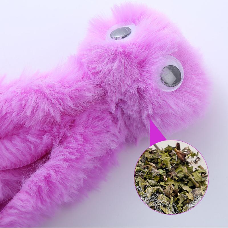 Игрушки для кошек Милая плюшевая игрушка осьминог интерактивная игрушка для кошек устойчивые к укусам зубы товары для животных