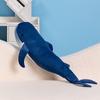 New Soft Whale Throw Pillow Large Blue Whale Doll Plush Toy Sleeping Leg Throw Pillow Cushion Girl Gift
