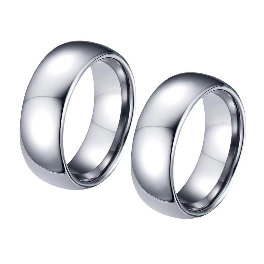 Кольцо из нержавеющей стали класса люкс для женщин - Не тускнеющее, французский дизайн с титановым покрытием.
