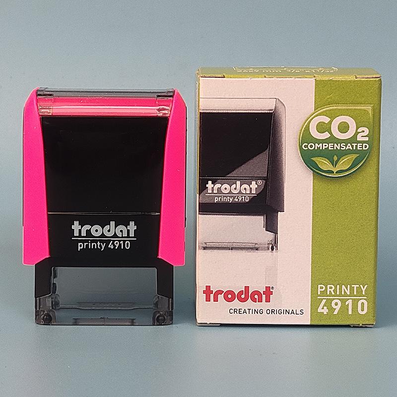 Trodat Austria Self-Inking 4910 Unengraved Square Text Stamp