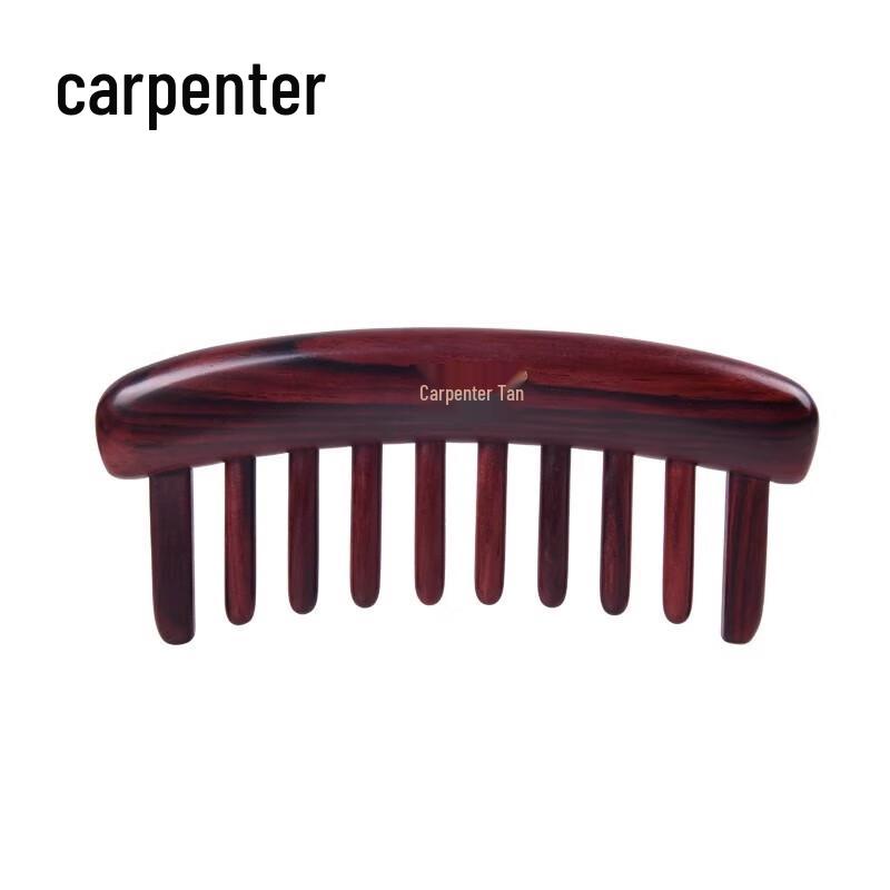 Tan Mujiang Natural Rosewood Massage Comb