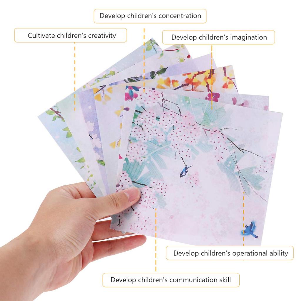 100 Pieces Wrapping Craft DIY Washi DIY Origami Colored Craft Square DIY Memo DIY Folding Paper, Paper, Origami, Paper, Paper, Supplies, Paper, Paper,