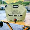 1PC Camping Water Bag Outdoor Hiking Folding Water Bucket Bag with Faucet 8L Large Capacity Water Container Camping Supplies