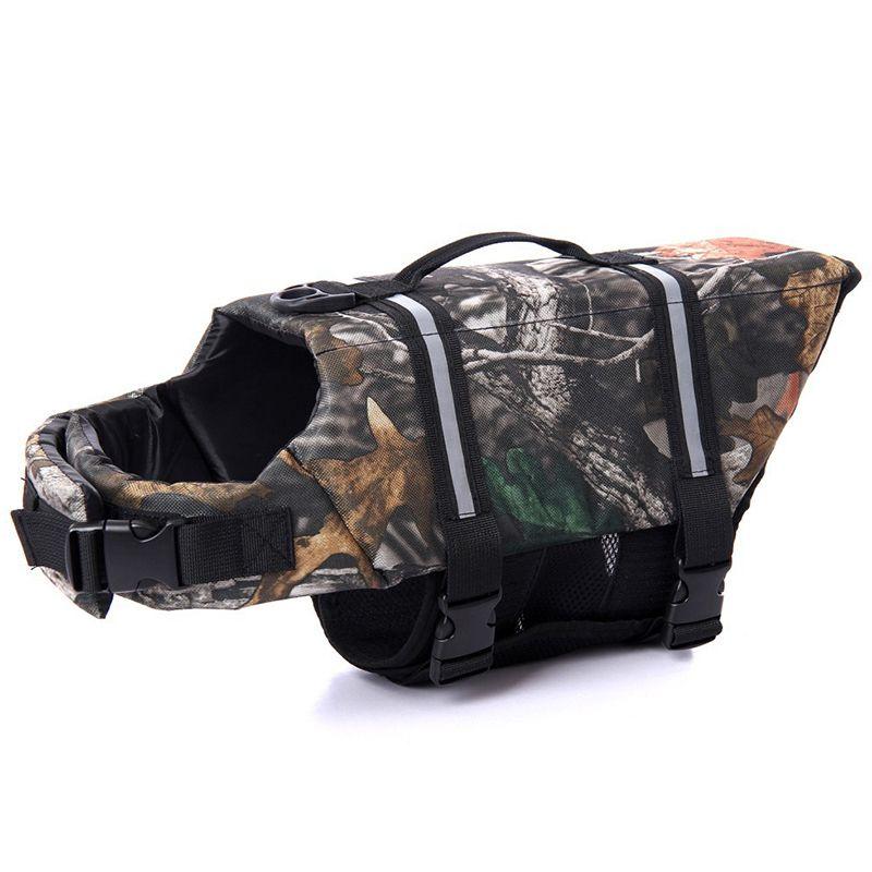 Безопасный и стильный жилет для питомца, спасательный жилет для собаки со светоотражающими полосами для улучшения видимости