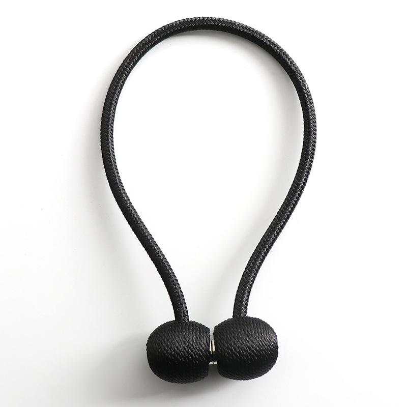 Магнитные крючки для штор, 1 шт., шарики для бусин, держатели для галстуков, зажимы-петли, аксессуары для веревок для галстуков, держатели для крючков, украшения для дома