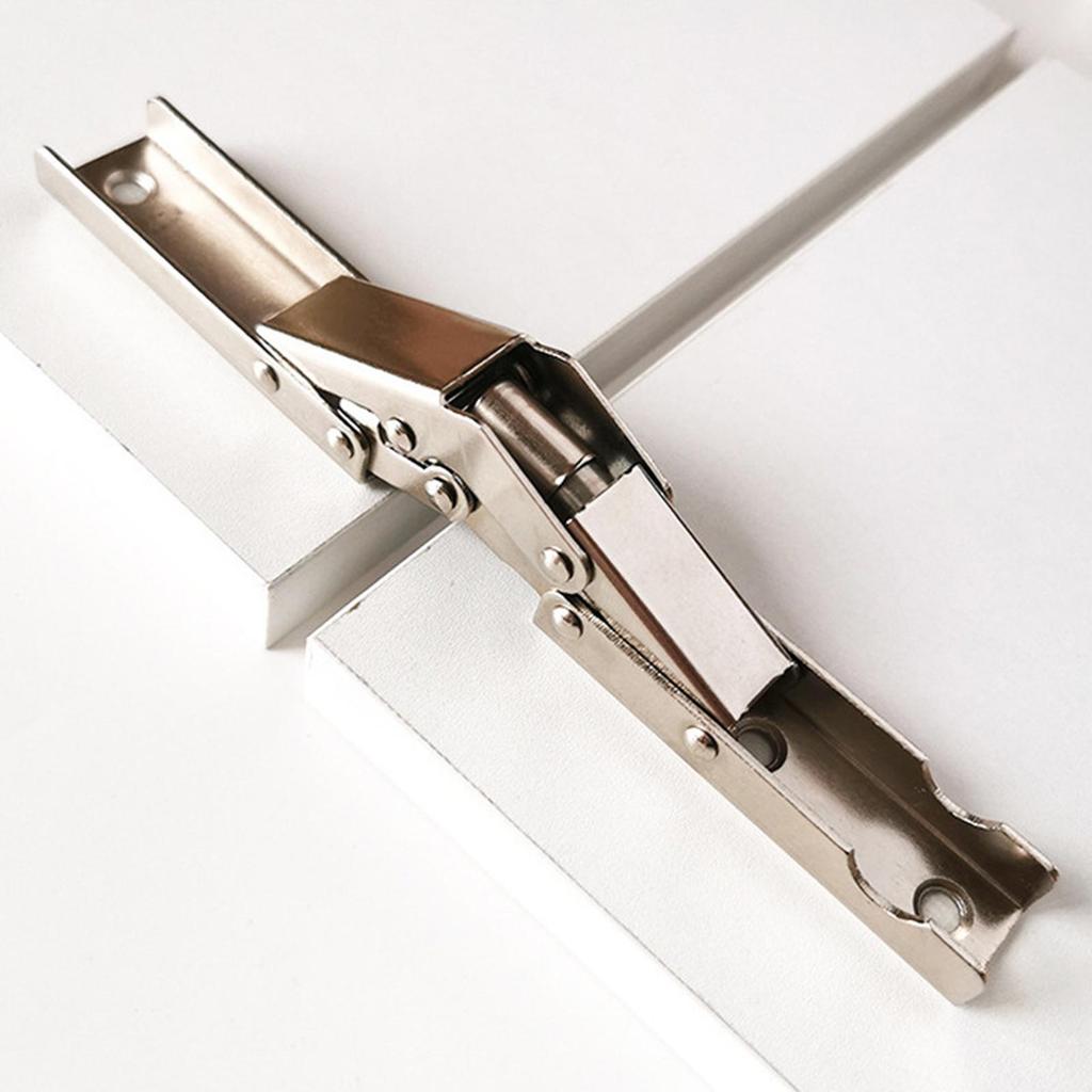 2x 90 Degree Folding Door Shelf Hinges Accessories Sturdy Table Holders Closing Hinges for Home Hotel Apartment Office Farmhouse