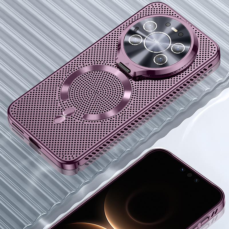 Подходит для чехла мобильного телефона Huawei mate11promax, новый магнитный держатель объектива Mate11 с теплоотводом, защитная крышка, модный