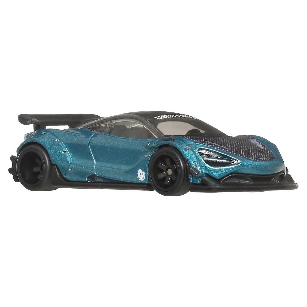 Hot Wheels Культура Автомобилей Силуэт Liberty Works McLaren 720S Игрушечный Автомобиль Миниатюрная Машинка для Возраста 3+ и JBK47, Зеленый,