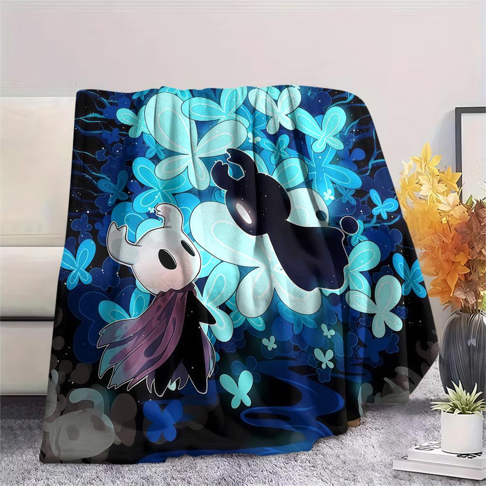 Hollow Knight Flannel Blanket, High quality Comfortable for All Seasons, Home Decor, Warmth and Comfort