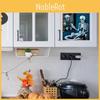 Toilet Creative Halloween Skeleton Play Phone Pattern Home Wall Decor Sticker