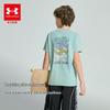 Under Armour Kids Cotton-Feel Breathable Crew Neck Graphic T-Shirt