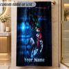 Beach TowelDemon Slayer Custom Name Text Personalized Soft Towel for Beach Pool Indoor Home Decor Gift