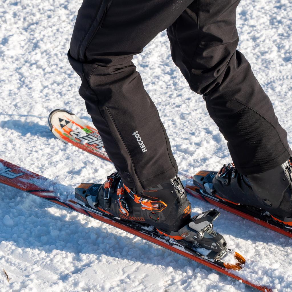 Men' Softshell Ski Pants Alpinus Kamar Black Mk35095 Size