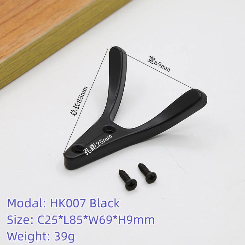 European Modern Simple Hanger Metal Coat Hook Bathroom Closet Hook Furniture Single Wall Hanger