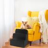 3 Step Dog Pet Stairs Ramp Ladder Training Non-Slip High Density Soft Foam Removable for High Bed or Couch Pet Supplies