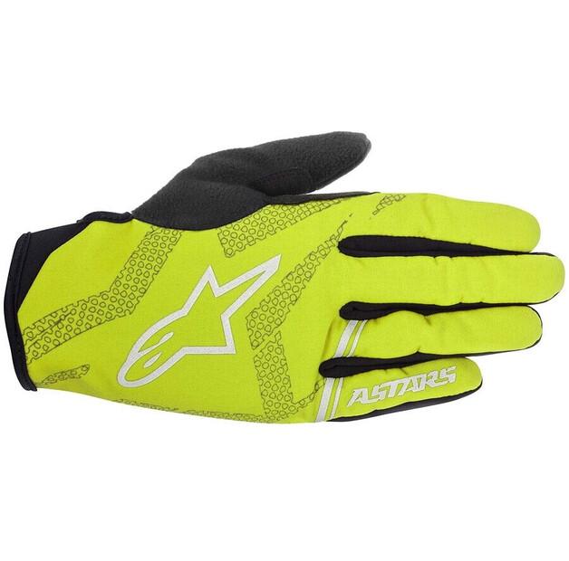 Велосипедные перчатки Alpinestars Stratus (желтый/черный)