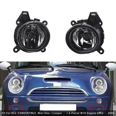 Пара передних противотуманных фар для Mini Cooper One R50 R52 R53 63176925050