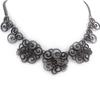 [J8621] - Black 'Sissi' Designer Necklace