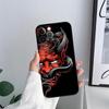 Samurai Hannya Mask Tattoo Phone Case for iPhone 11 15 Pro Max Case Coque 14 Plus 13 Pro 12 11 X S XR 7 8 SE 2020 TPU Soft Cover