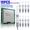 1-10PCS HY510 Thermal Conductive Compound Silicone Grease Thermal Paste for GPU CPU Chipset Cooling Grey Cooler