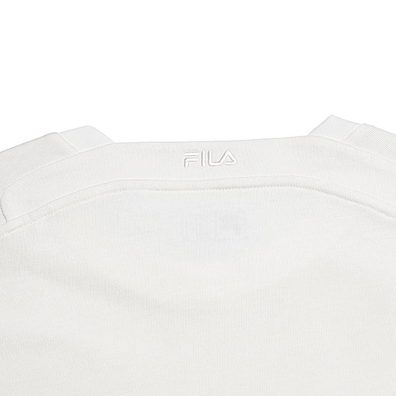 Fila Белая Минималистичная Повседневная Модная Футболка Мужские топы Облачно-Белый F61M623105FWT