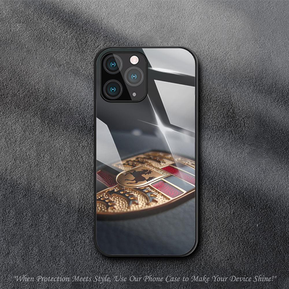 Роскошный Чехол для Автомобиля Porsche GT3 для iPhone Samsung Galaxy Redmi Note S 17 16 15 14 13 20 24 25 54 Pro Max Ultra Fe Air Закаленное Стекло