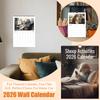Настенный календарь на 2026 год, Календарь на забавную тему, Забавный подарок для общения, Идеальный выбор для домашнего использования.