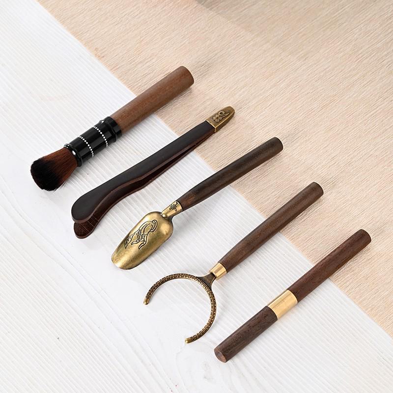 Handcrafted Japanese Bamboo Anti-Scalding Tea Tweezers with Tassels - Non-Slip Kung Fu Tea Set Clips