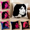 Кому действительно не все равно T-TV Девушка-МТ Наволочка с принтом Наволочка Гостиная Диван Подушка Чехол Декор для спальни