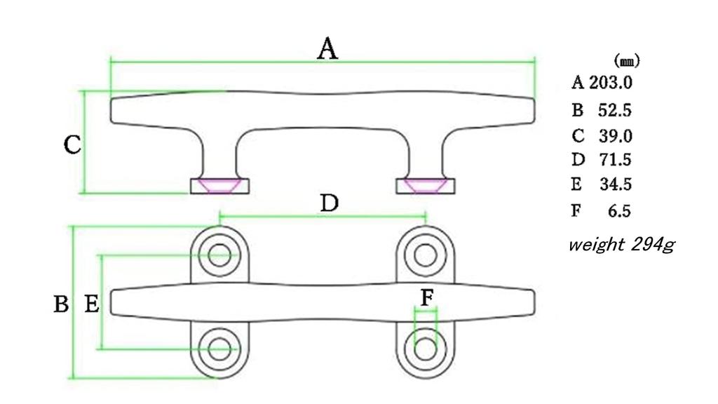 Anopono Cleat Yacht Marine Boat Jet Ski Deck Line Rope SUS 316 нержавеющая сталь 8 дюймов коррозионно-стойкий якорный швартовочный трос 20 см 8 дюймов набор из 2 шт.