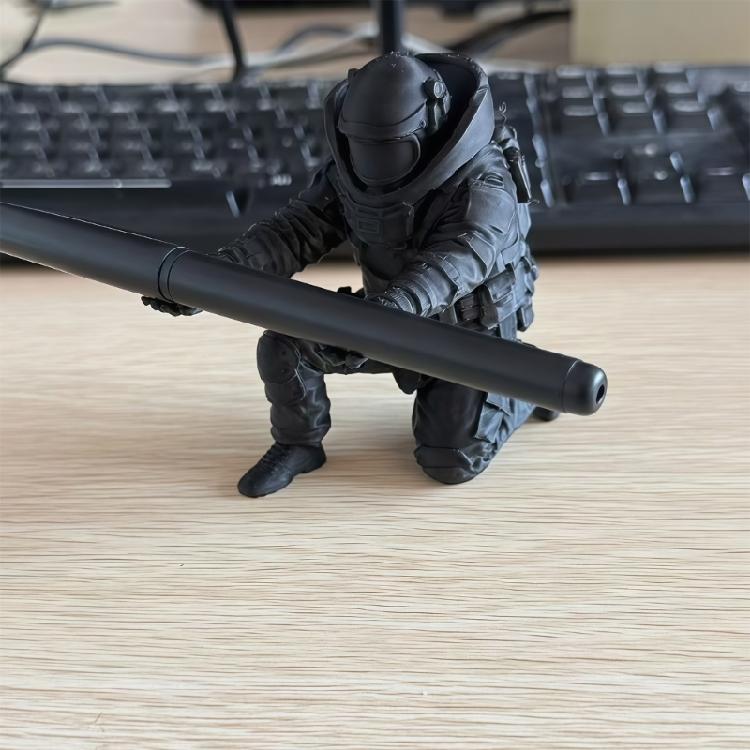 Пластиковый Солдатик, Напечатанный на 3D-принтере, Органайзер для Ручек, Настольная Подставка для Хранения Ручек, Карандашей, Очков, Телефона 5.5x8.5x9см