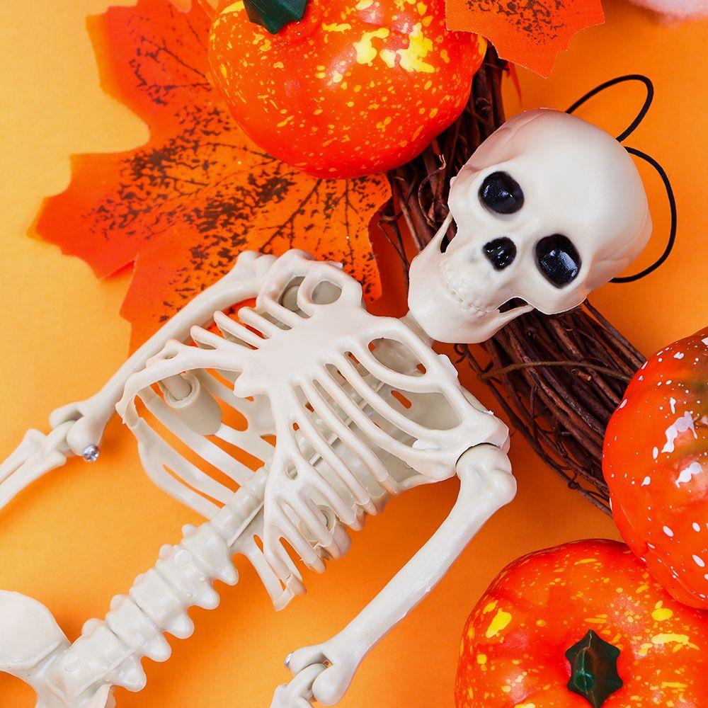 40*10cm Party Decoration Hanging Halloween Scary Props Human Skeleton Poseable Size