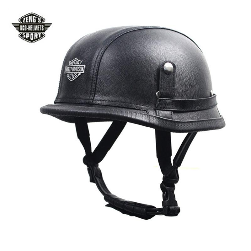 World War II German Style Motorcycle Helmet Capacetes Open Face Retro Motorcycle Helmet Cascos Para Moto