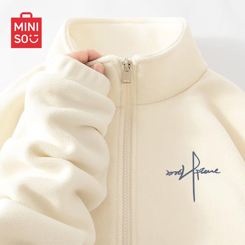 MINISO Мужская куртка с подкладкой из термофлиса
