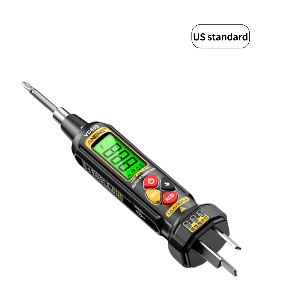 NCV Voltage Tester Pen Removable Screwdriver Bit LCD Display Electric Circuit Analysis Tool Home Electrical Safety Detector