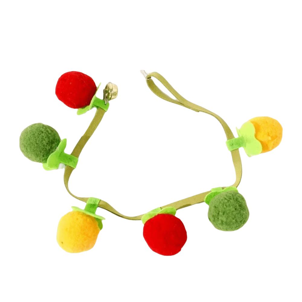 Pet Supplies Bite Resistant Tomato Cat Teaser with Bell Boredom Relief Interactive Kitten Teaser Rope Self Play