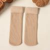 Female Winter Fleece Warm Socks Soft Comfortable Solid Color Home Floor Thick Stocking Soft Boots Sleeping Socks New