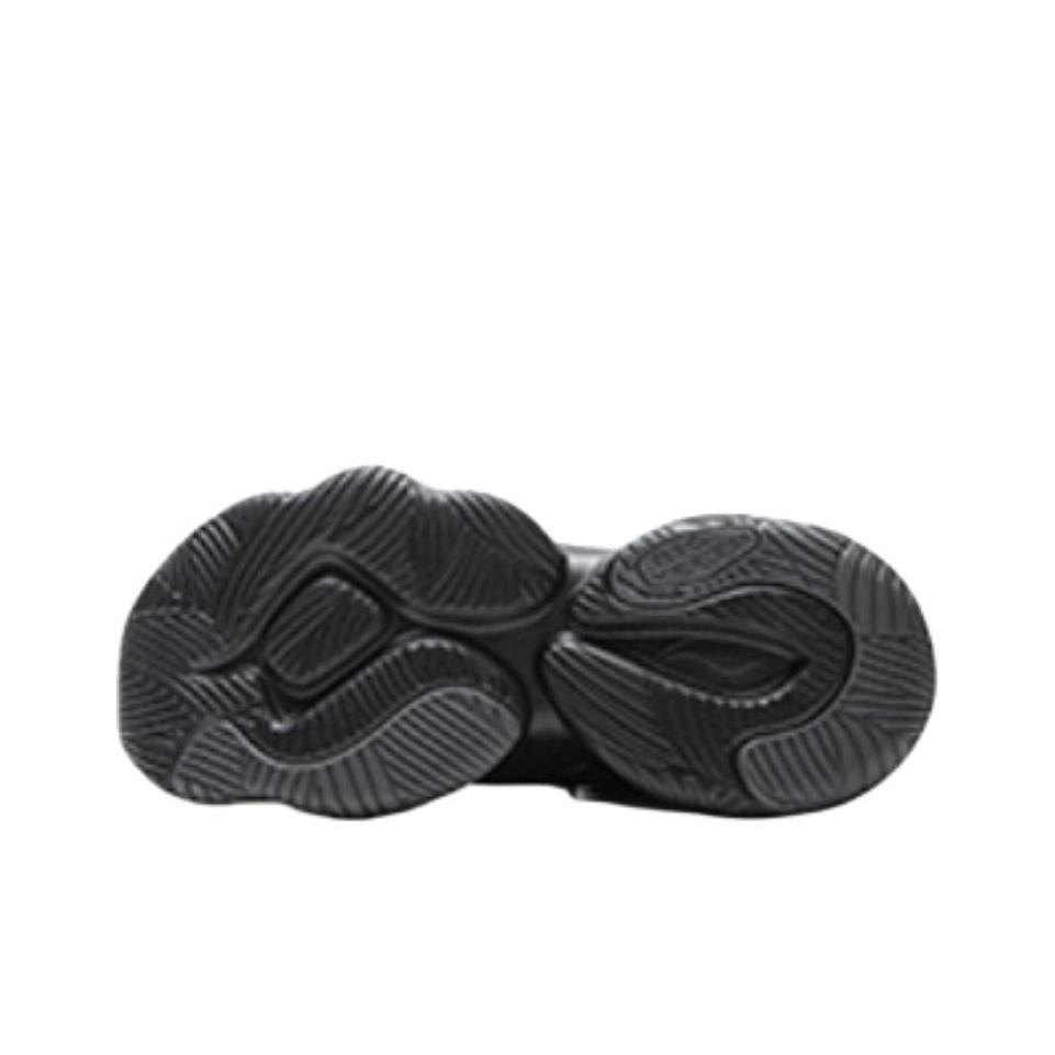 Li Ning Kids Sports Lifestyle Series Synthetic Leather Alien Fashion Comfortable Versatile Rebound Casual Shoes Kids Casual Shoes Black YKCV250-1