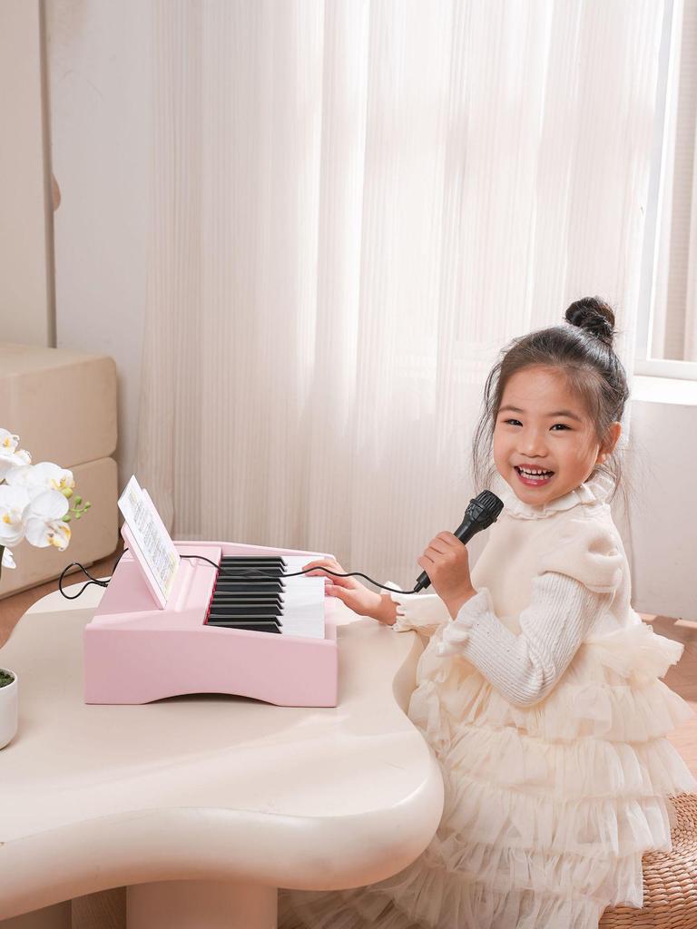 25- и 37-клавишное деревянное детское электронное пианино: Музыкальная игрушка для начинающих для детей, мальчиков и девочек, многофункциональная для домашнего использования
