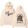 Fashion Autumn Winter Warm Zach Bryan Rap Singer Printed Men's and Women's Hooded Sweatshirt