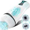 Automatic Sucking Male Masturbator,3 In 1 Male Stroker with 10 Vibration & 4 Suction & One-Click Climax, Hands Free Penis Pump with 3D Textured