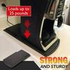 1Pcs Storage Mat Kitchen Sliding Coffee Tray Mat Black Under Cabinet Appliance Coffee Maker Toaster Kitchen Countertop