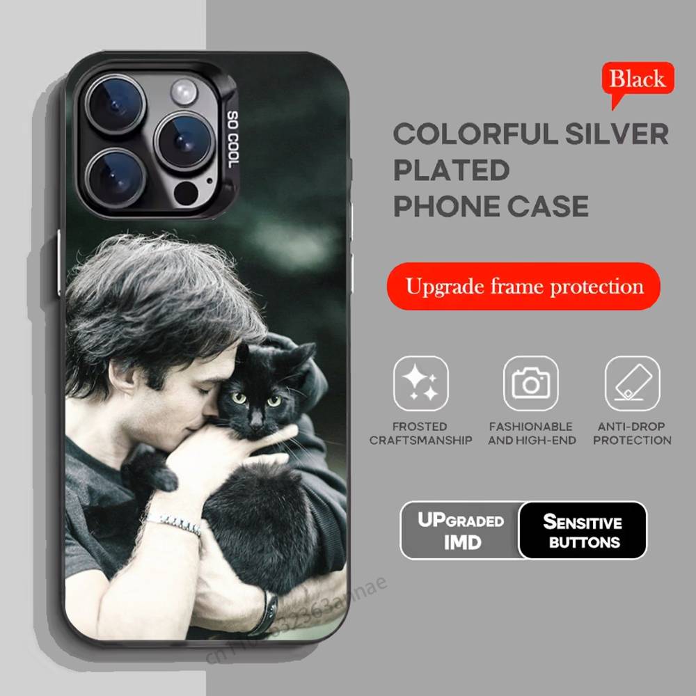 Чехол для телефона I-Ian Joseph-S Somerhalder для iPhone 15 16 Pro Max Air SE 11 13 Pro 14 Plus 12 11Pro 15Pro Max 16e