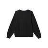 Puma Solid Color Casual Crew Neck Loose Long Sleeve Sweatshirt Women Sweatshirt Black 682159-01