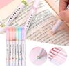 Tools Flower-shaped Highlighters Curve Highlighter Pen Multiple Shapes Integrated Markers Pen