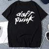 Мужская футболка с принтом Daft Punk Крутая уличная одежда с электронной хаус-музыкой для танцев и диджеев, винтажная одежда с коротким рукавом для мужчин, ropa hombre