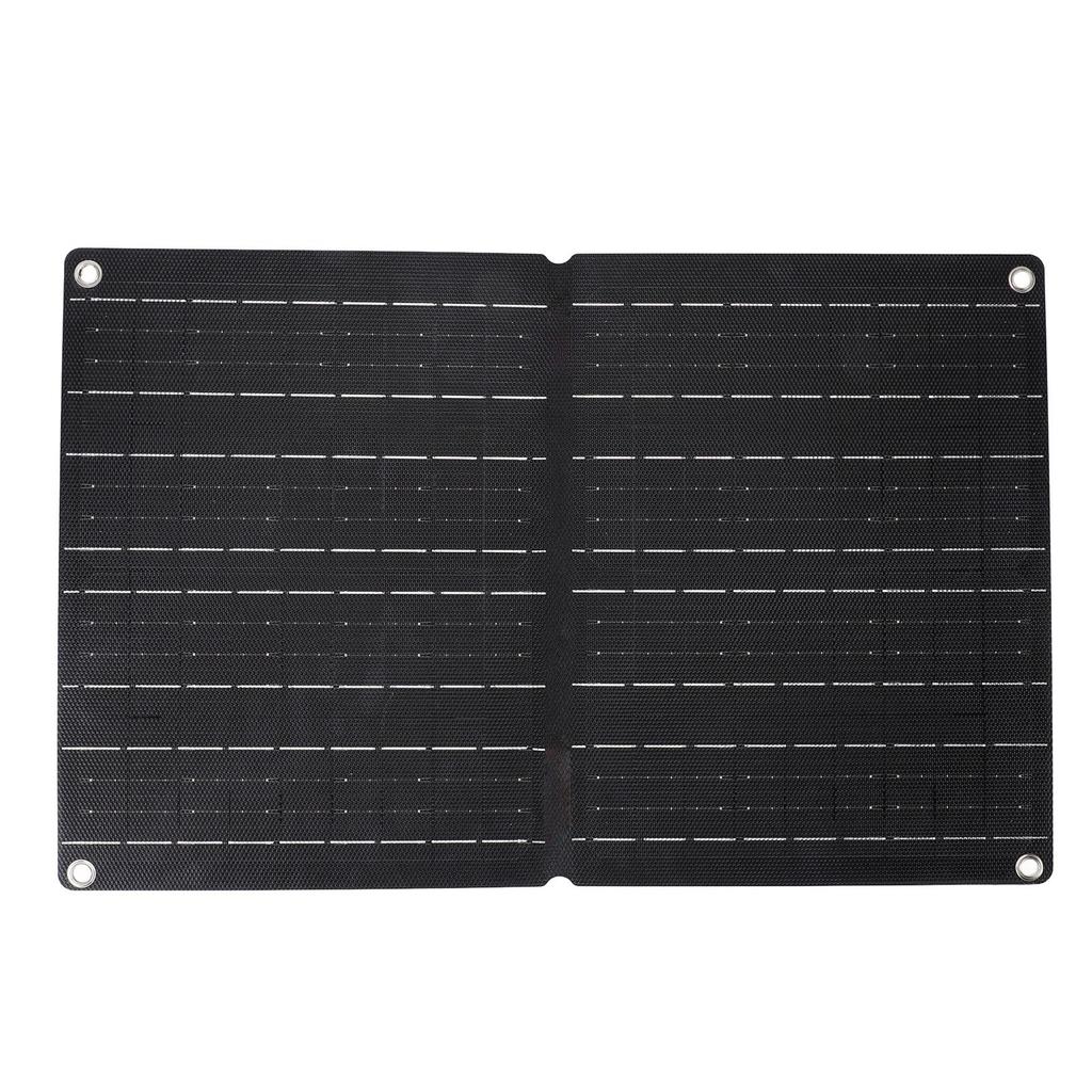 Складная солнечная панель ETFE с контроллером 60A OBD Plug Set 60W Dual USB 12V IP68 Водонепроницаемый для